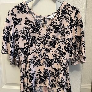 Topshop floral blouse